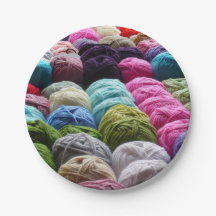 Yarn Paper Plates