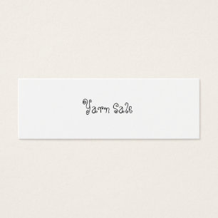 Yarn Sale