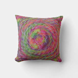 Yarn Swirl Pillow