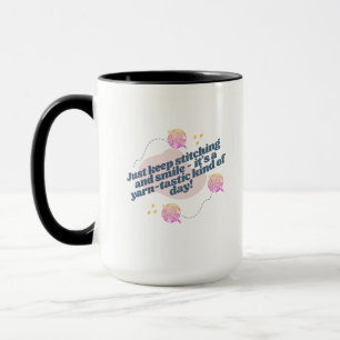 Yarn-tastic Days Begin with Crochet Mug
