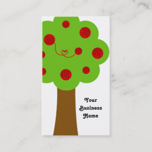 Yarn Tree Knit Crochet Business Card