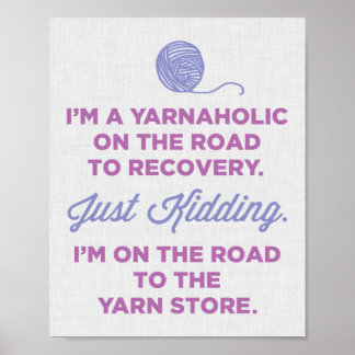 Yarnaholic Poster