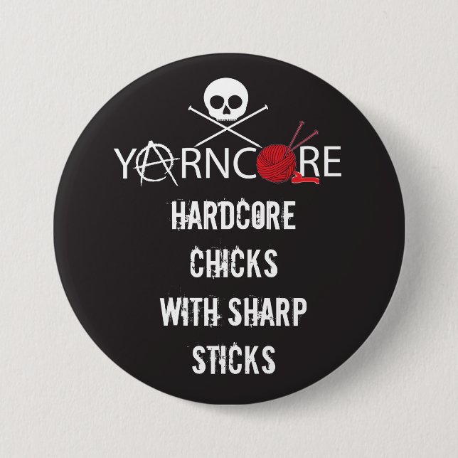 YarnCore Definition 7.5 Cm Round Badge (Front)