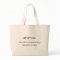 Yarnivore 100% Natural Cotton Jumbo Tote Bag
