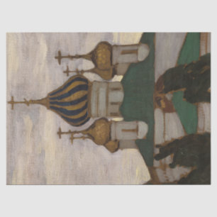 Yaroslavl, Saint Basil's Church by Roerich Tissue Paper
