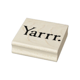 Yarrr Pirate Stamp