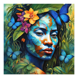 “Yarumi” Orchid Spirit - Women In Amazonia         Photo Print