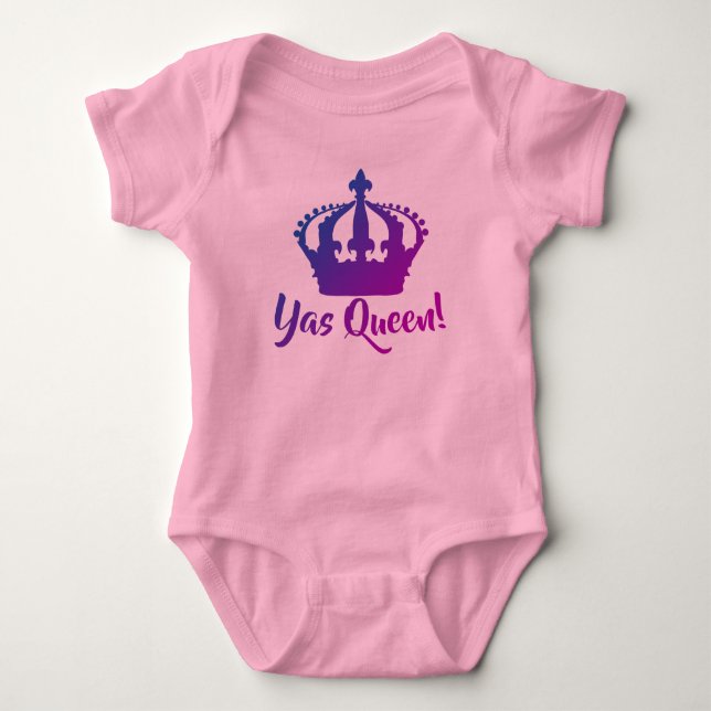 Yas Queen Baby Tutu Bodysuit (Front)