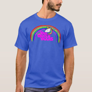 Yas Queen Shirt With Unicorn Hip LGBTQ
