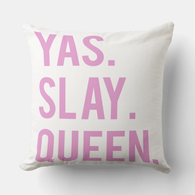 Yas Slay Queen Print 2 Cushion (Front)