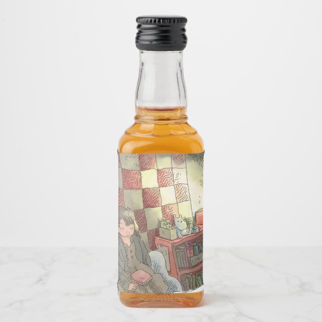 Yasashiniji Liquor Bottle Label (Front)