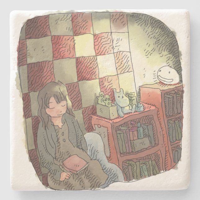 Yasashiniji Stone Coaster (Front)