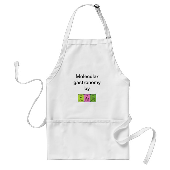 Yasin periodic table name apron (Front)