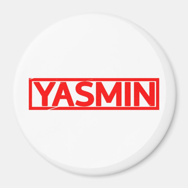 Yasmin Stamp Magnet (Front)