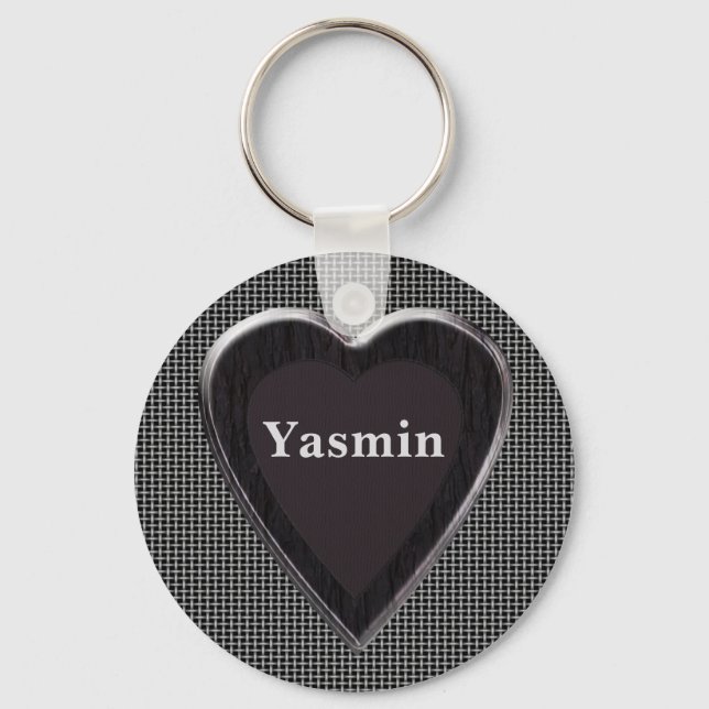 Yasmin Stole My Heart Keychain (Front)