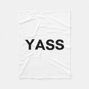 yass fleece blanket