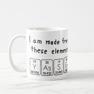 Yasser periodic table name mug