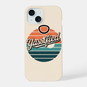 Yassified Retro Sunset iPhone 15 Case