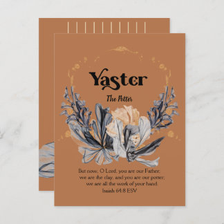 Yaster | Names of God Devotional Scripture Postcard