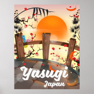 Yasugi Japan Blossom garden Poster