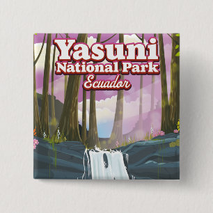Yasuni National Park Ecuador 15 Cm Square Badge