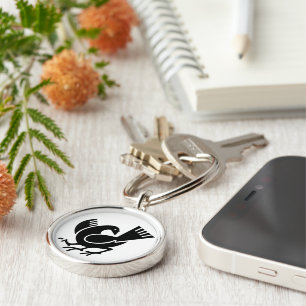 Yata crow key ring