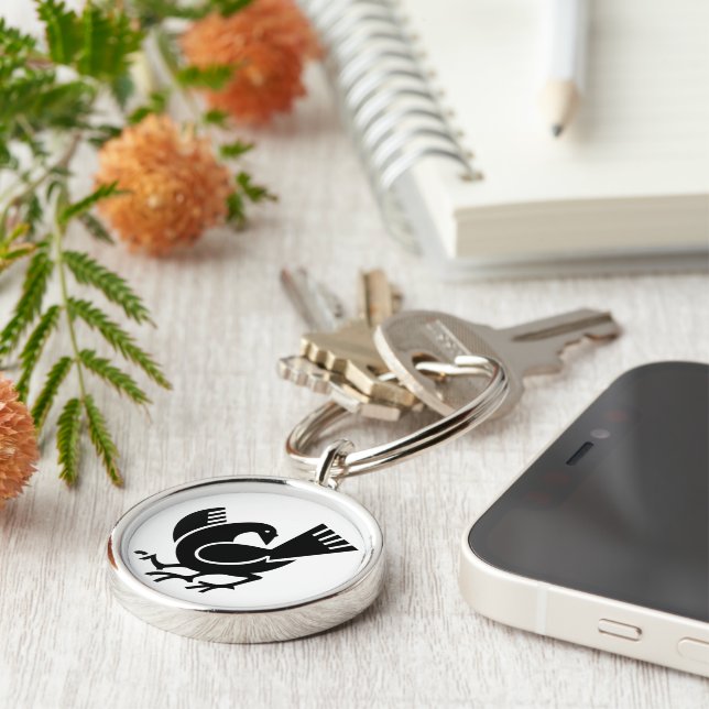 Yata crow key ring (Side)