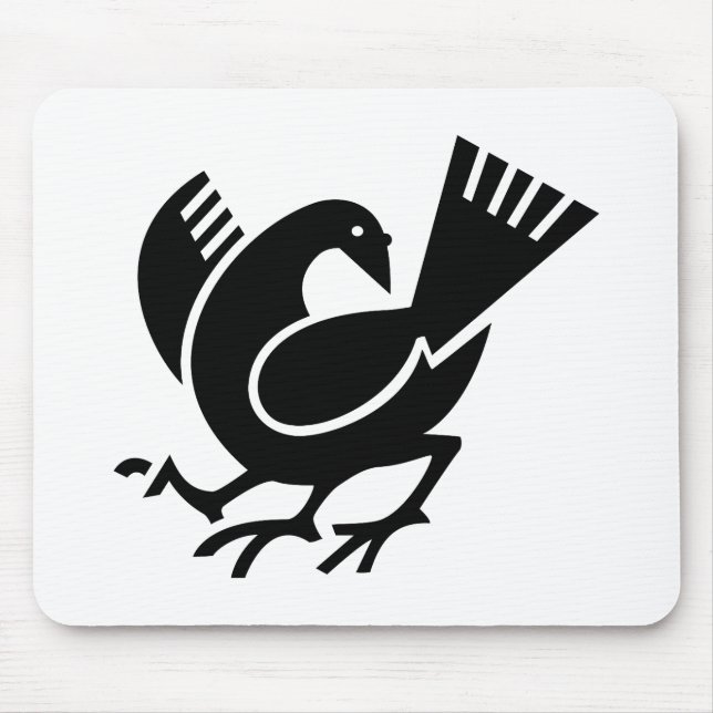 Yata crow mouse pad (Front)