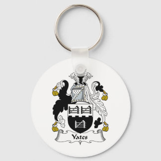 Yates Family Crest Key Ring
