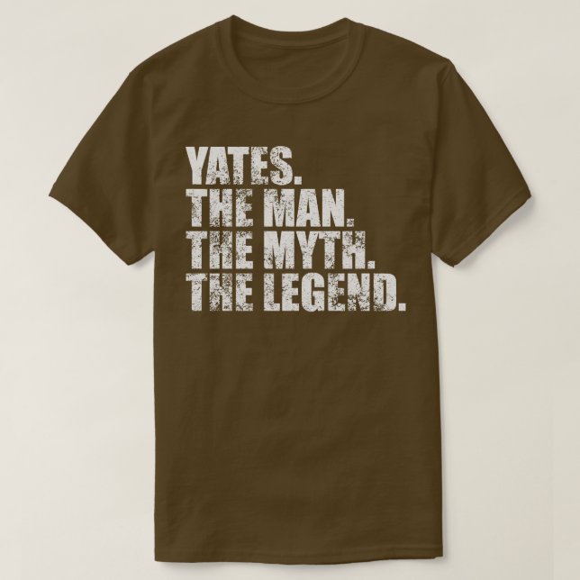 YatesYates Family name Yates last Name Yates Surna T-Shirt (Design Front)