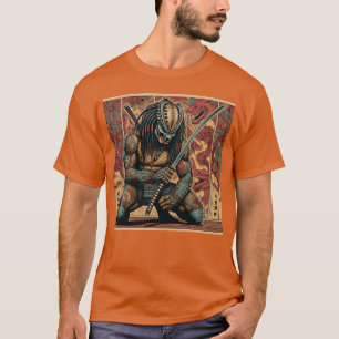Yautja Predator Yakuza comics artwork gift funny T-Shirt