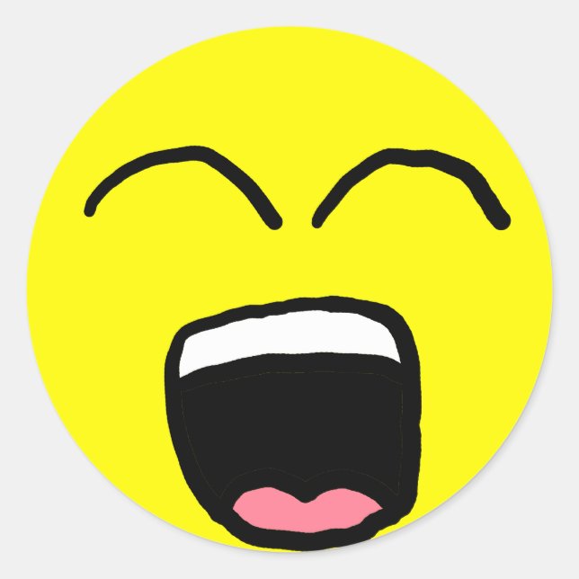 Yawning Sticker (Front)