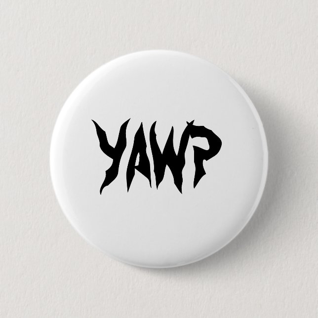 YAWP 6 CM ROUND BADGE (Front)