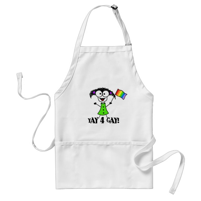 Yay 4 Gay Apron (Front)