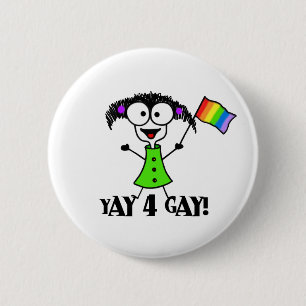 Yay 4 Gay Button