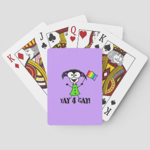 Yay 4 Gay Playing Cards