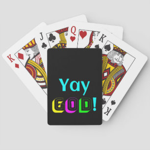 Yay God Playing Cards