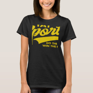 Yay Sports Do the Thing Win Points Swash Yellow T-Shirt