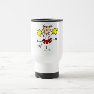 Yay Team Cheering Tshirts and Gifts Travel Mug