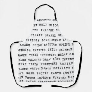 Yay You! (Hand-Stamped On White) Apron