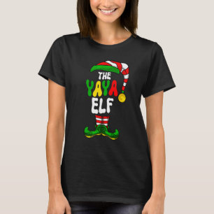 Yaya Elf Pajama Matching Group Christmas Holiday G T-Shirt