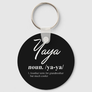 YaYa Funny Definition Key Ring
