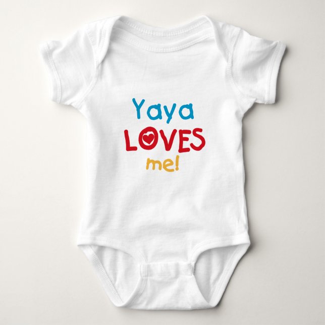 Yaya Loves Me tshirts and Gifts (Front)