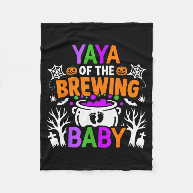 Yaya Of The Brewing Baby Halloween Costume  Fleece Blanket (Front)