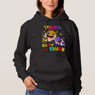 Yaya Shark Yaya Shark Family Mother's Day Hoodie