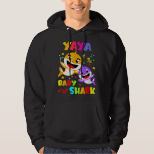 Yaya Shark Yaya Shark Family Mother's Day Hoodie