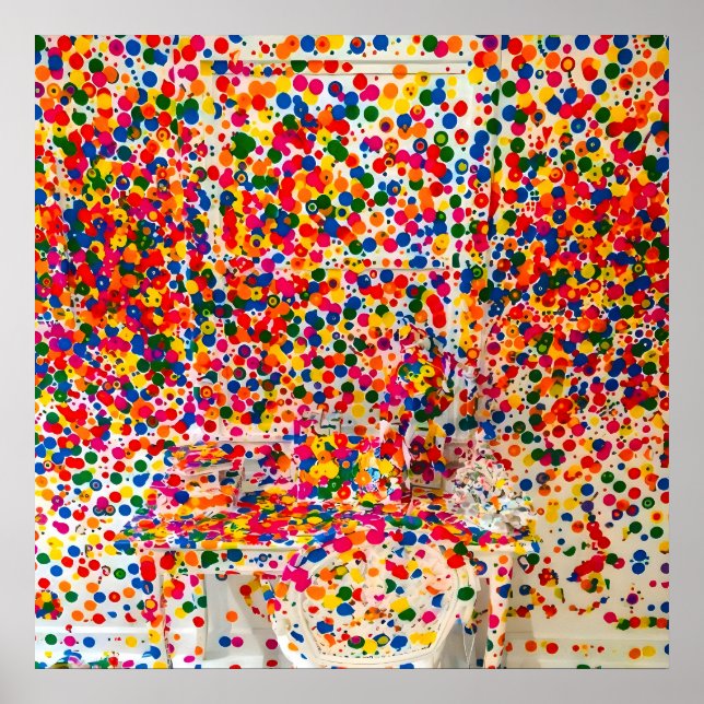 Yayoi Kusama art Poster (Front)