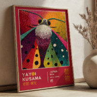 Yayoi Kusama Moth Insect Japanese Art Exhibition