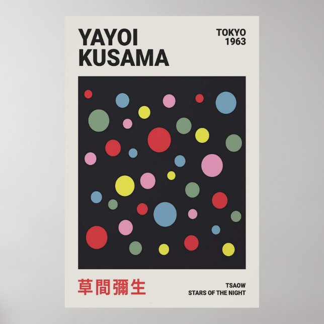Yayoi Kusama Poster (Front)