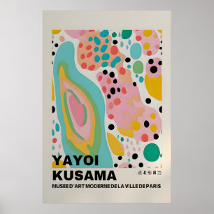 Yayoi Kusama Print - Abstract Yayoi Kusama Poster